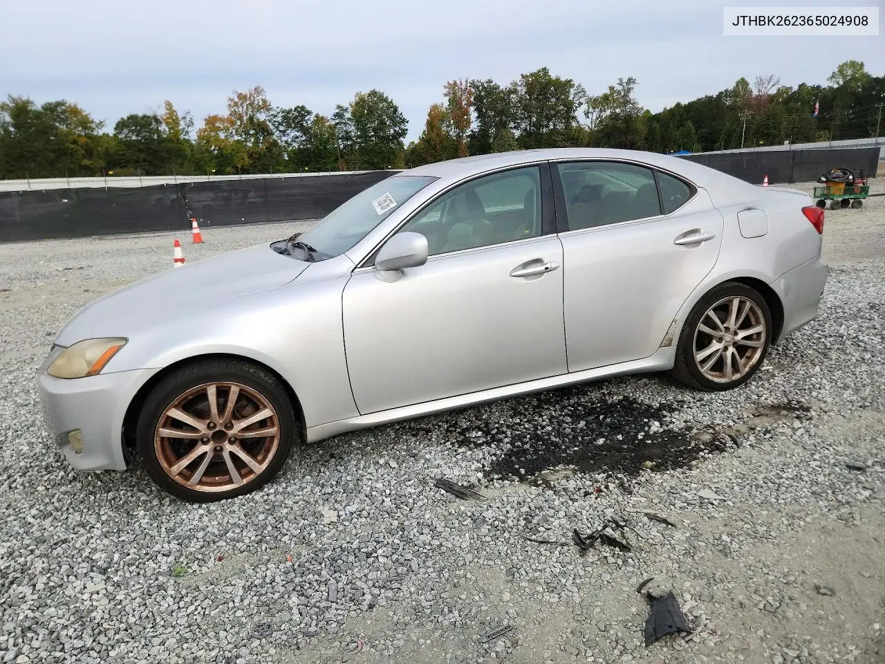 LEXUS IS 2006, VIN JTHBK262365024908