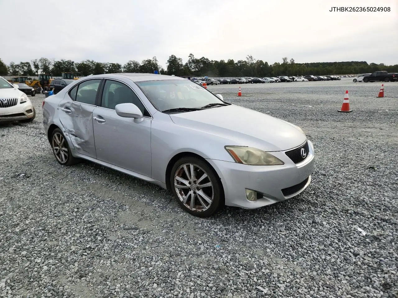 2006 LEXUS IS VIN JTHBK262365024908 — фото 4