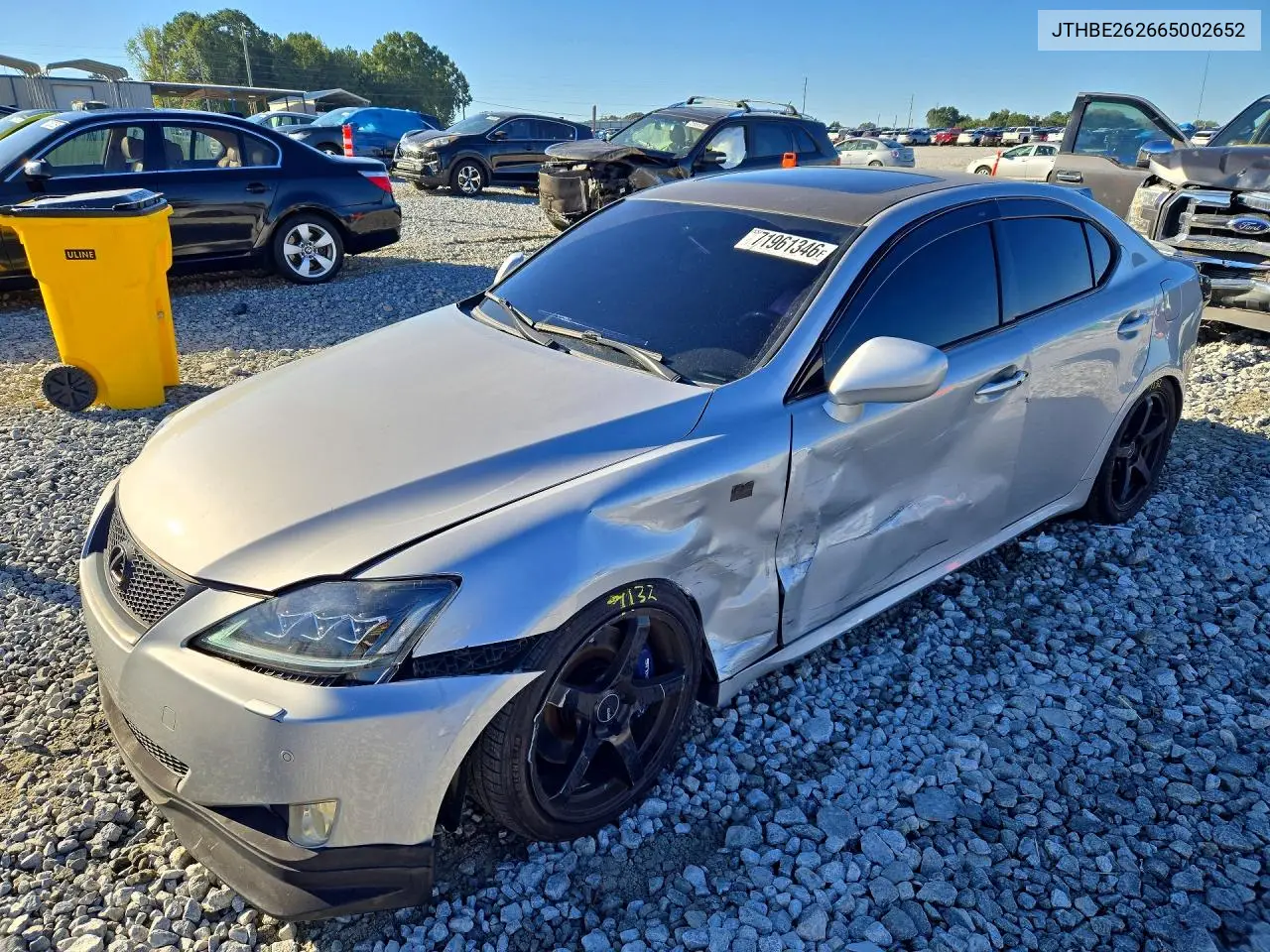LEXUS IS 2006, VIN JTHBE262665002652