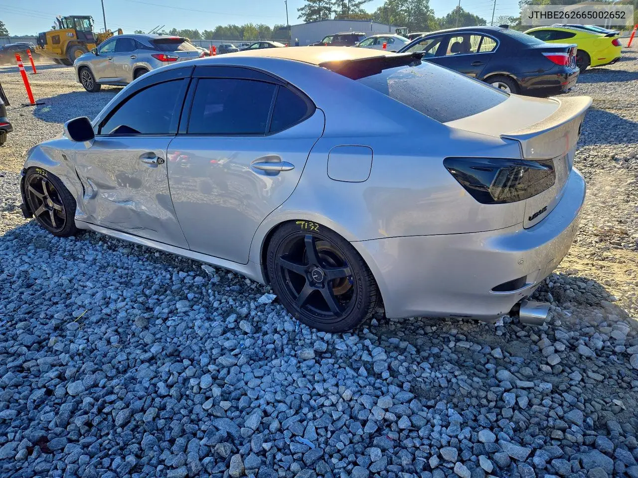 2006 LEXUS IS VIN JTHBE262665002652 — фото 2