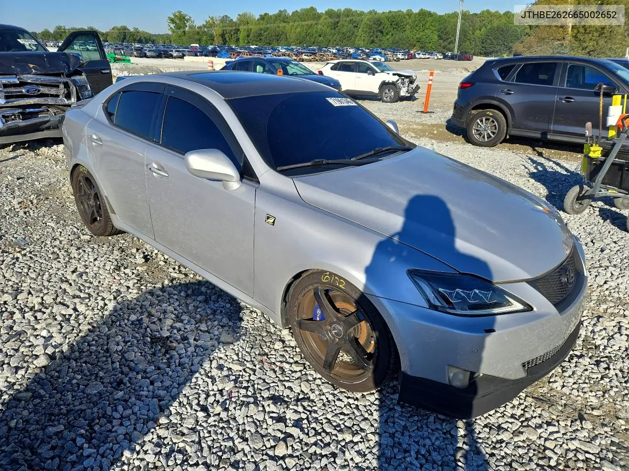 2006 LEXUS IS VIN JTHBE262665002652 — фото 4