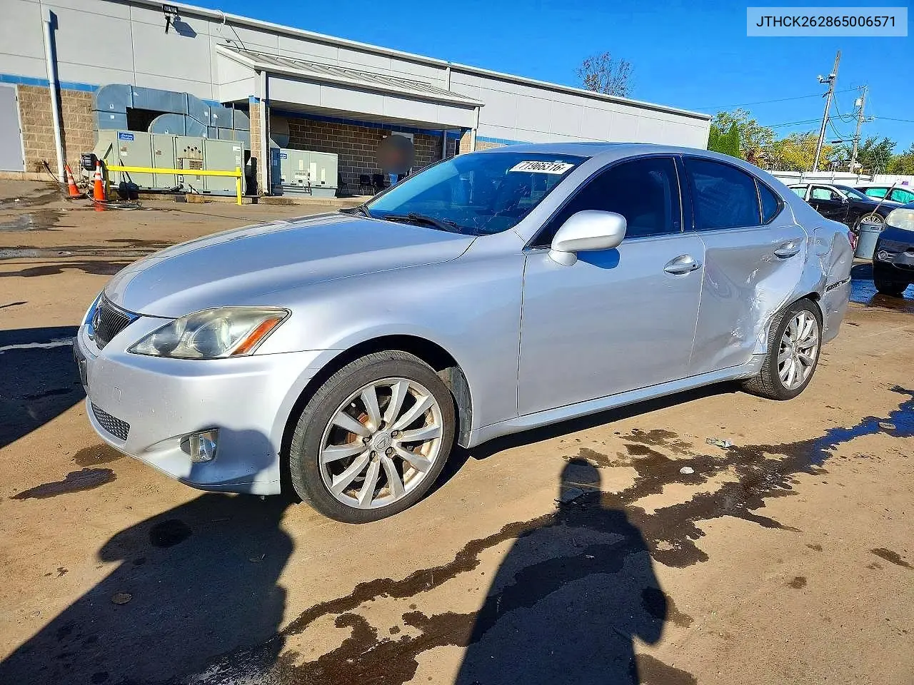 LEXUS IS 2006, VIN JTHCK262865006571