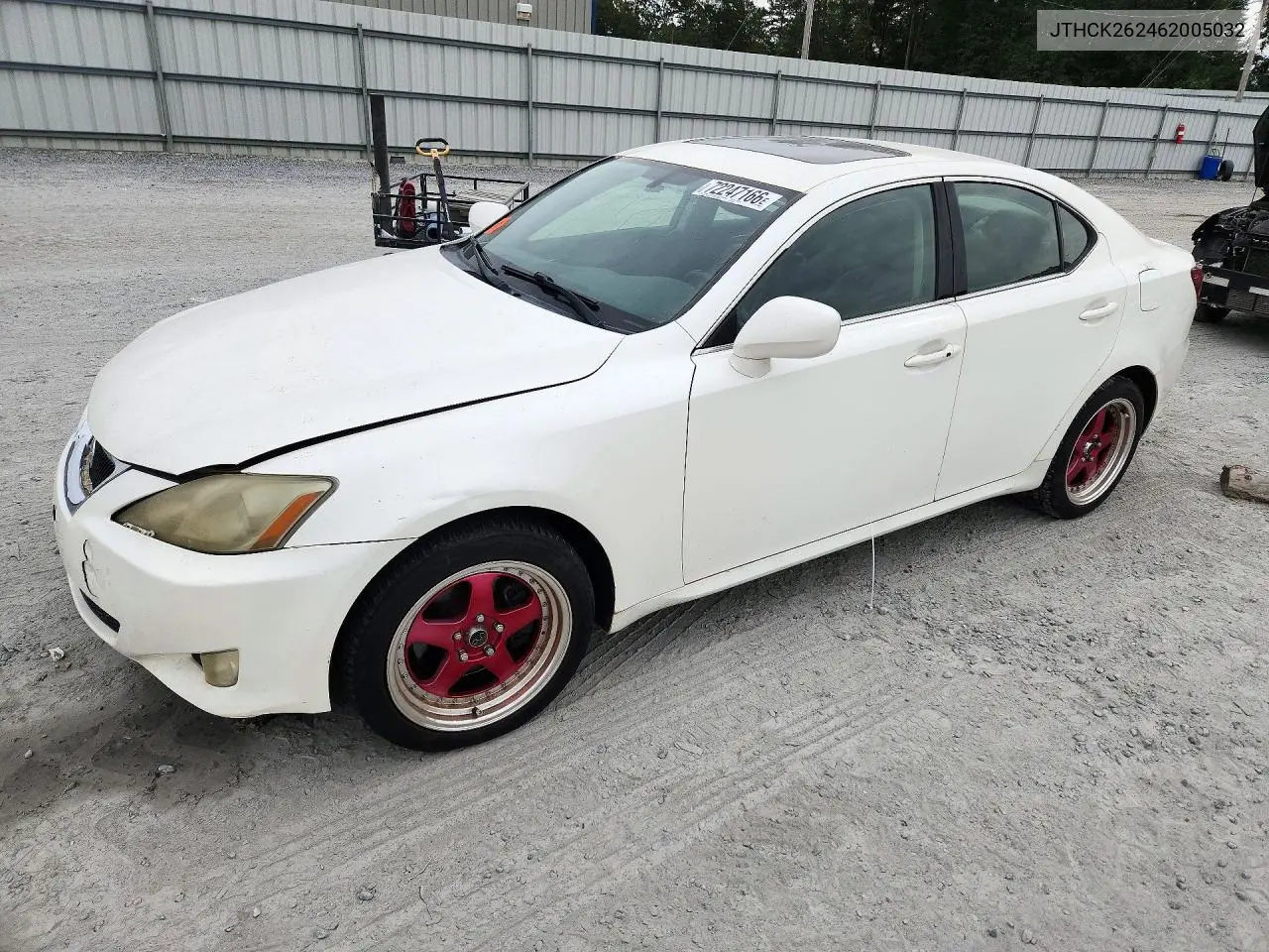 LEXUS IS 2006, VIN JTHCK262462005032