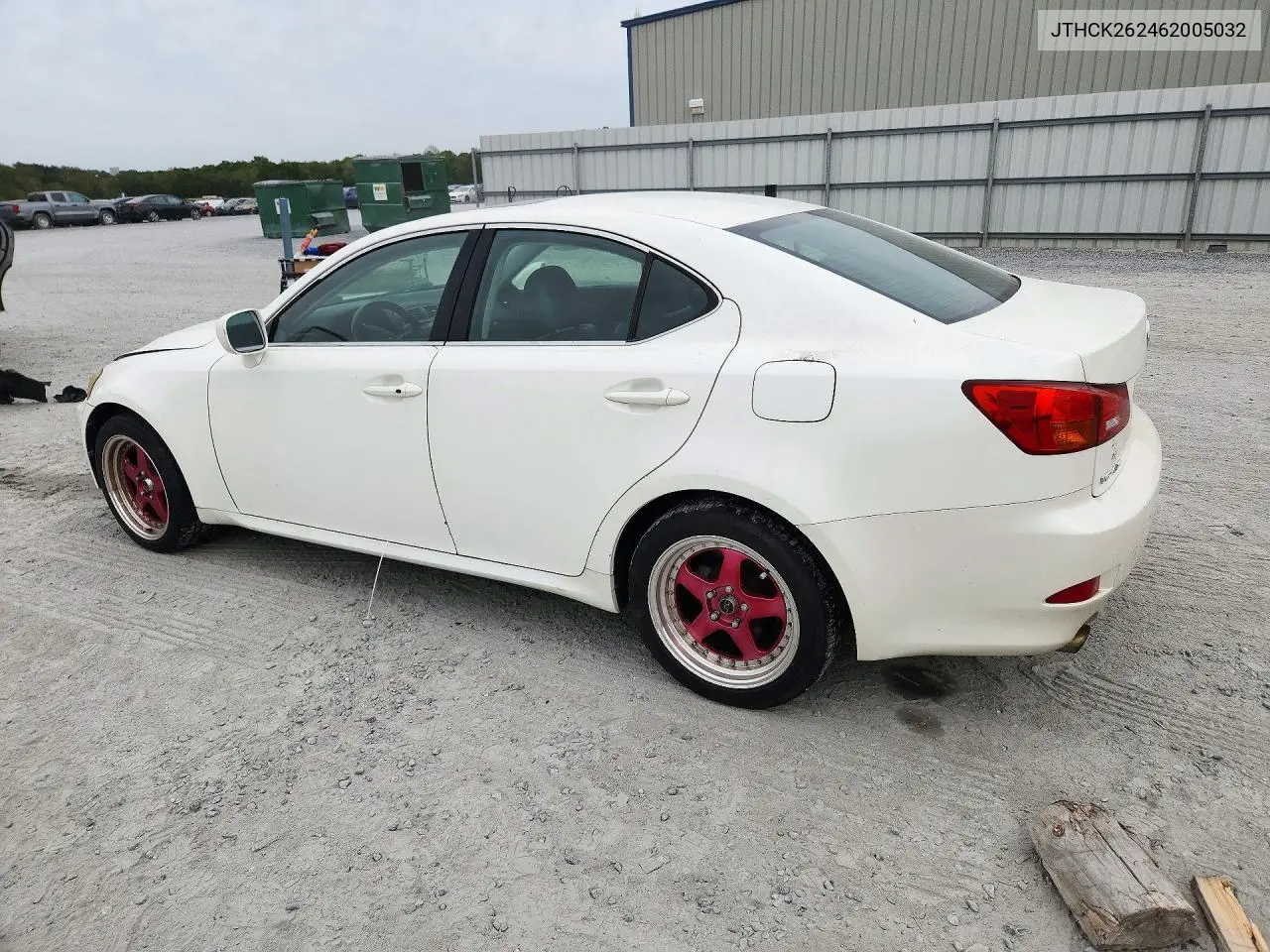 2006 LEXUS IS VIN JTHCK262462005032 — фото 2