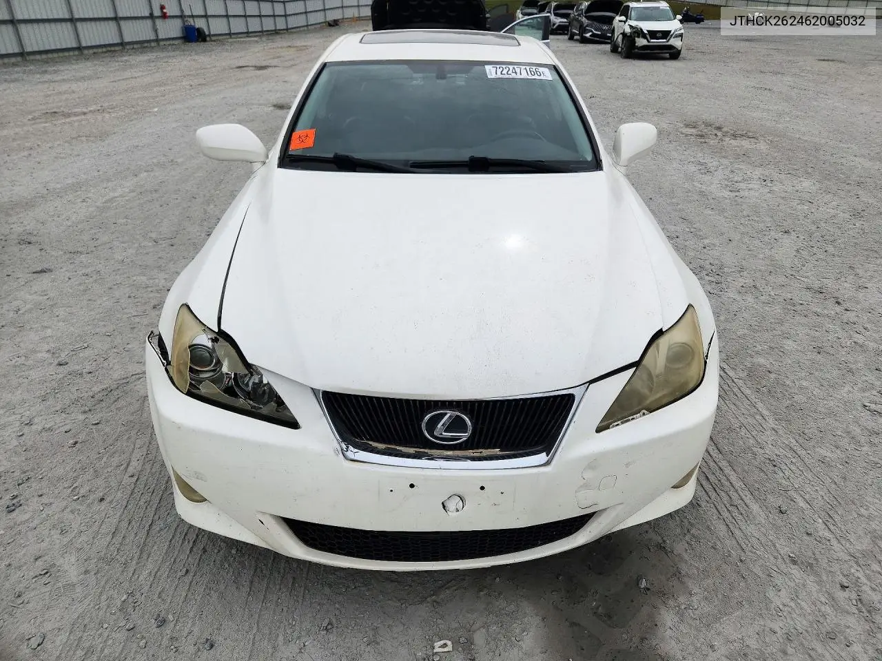 2006 LEXUS IS VIN JTHCK262462005032 — фото 5
