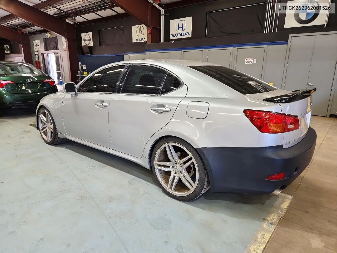 2006 LEXUS IS VIN JTHCK262962001526 — фото 2