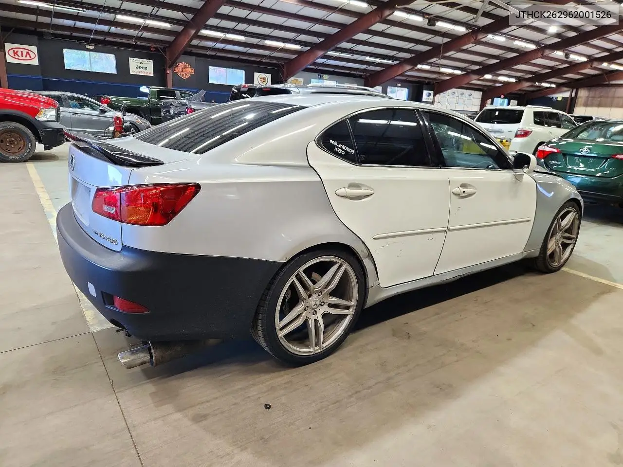 2006 LEXUS IS VIN JTHCK262962001526 — фото 3