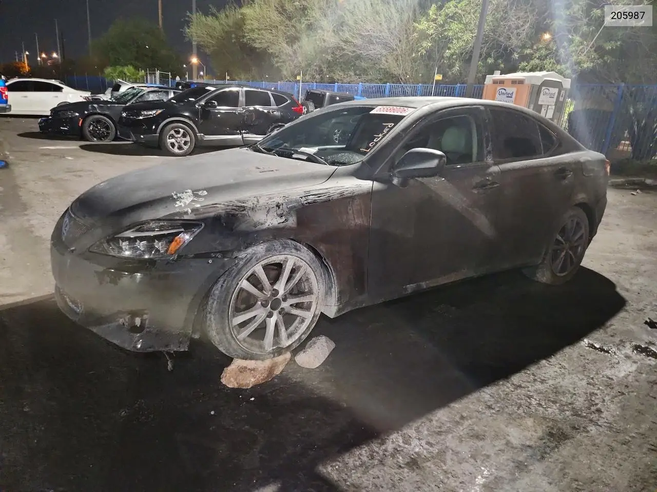 LEXUS IS 2007, VIN JTHBK262772052987