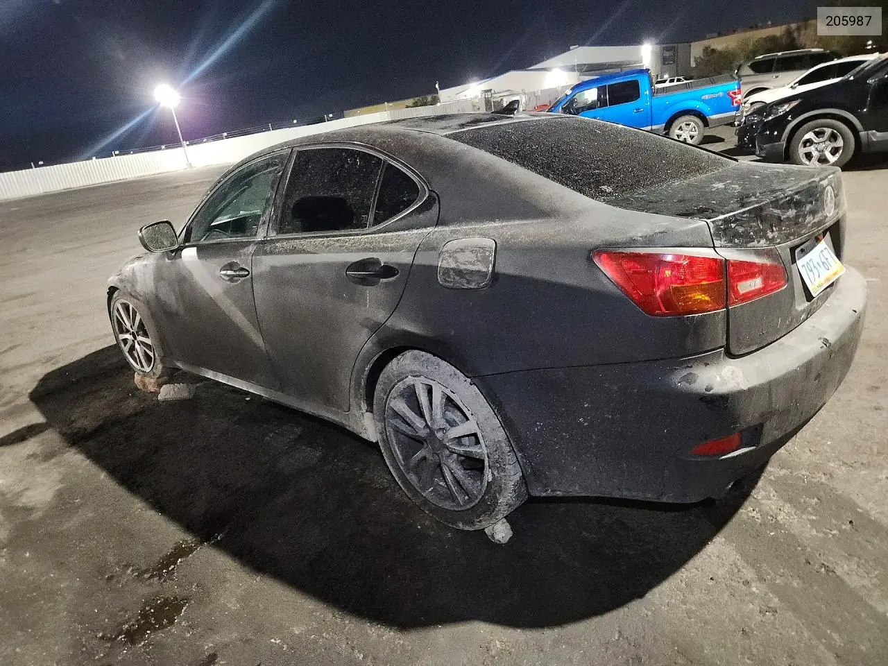 2007 LEXUS IS VIN JTHBK262772052987 — фото 2