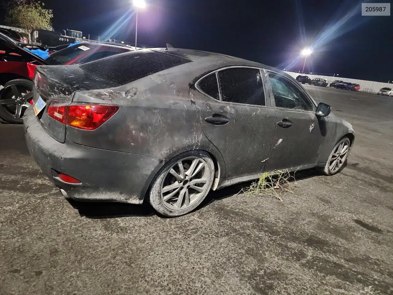 2007 LEXUS IS VIN JTHBK262772052987 — фото 3