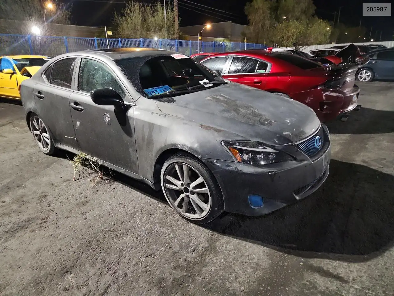 2007 LEXUS IS VIN JTHBK262772052987 — фото 4