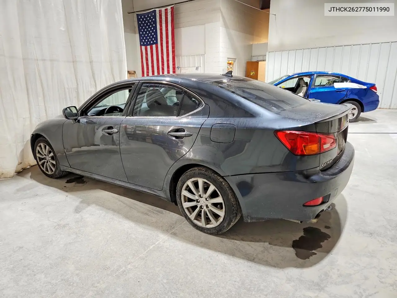 2007 LEXUS IS VIN JTHCK262775011990 — фото 2