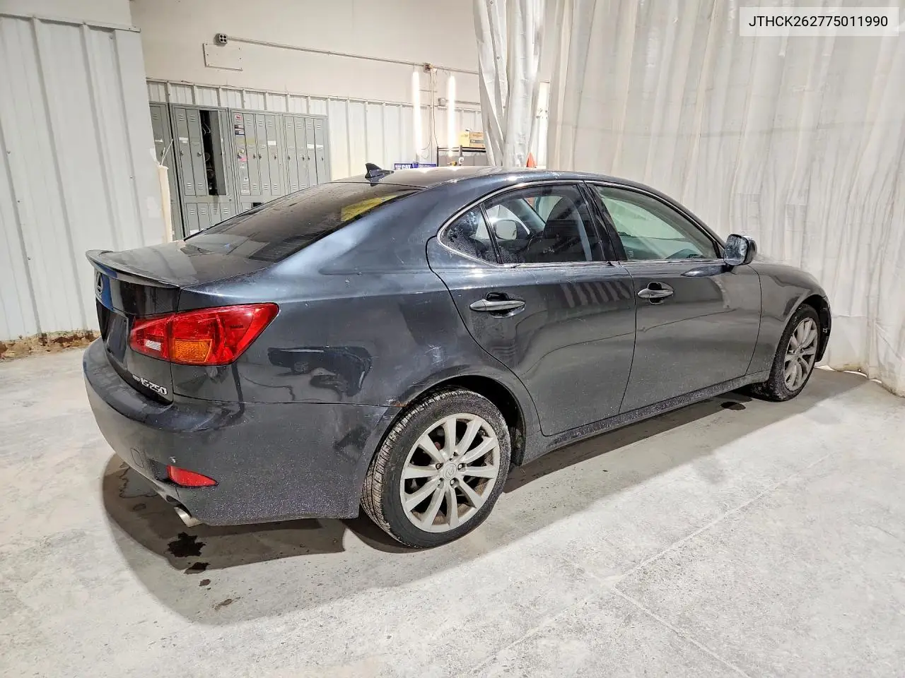 2007 LEXUS IS VIN JTHCK262775011990 — фото 3