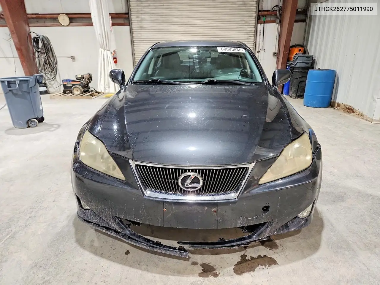 2007 LEXUS IS VIN JTHCK262775011990 — фото 5