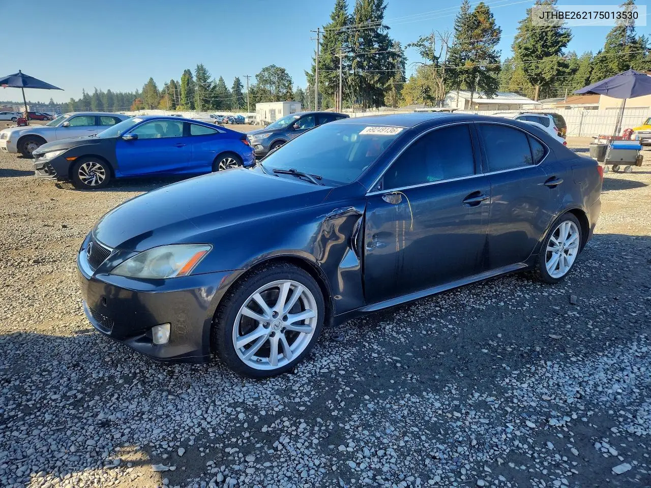 LEXUS IS 2007, VIN JTHBE262175013530