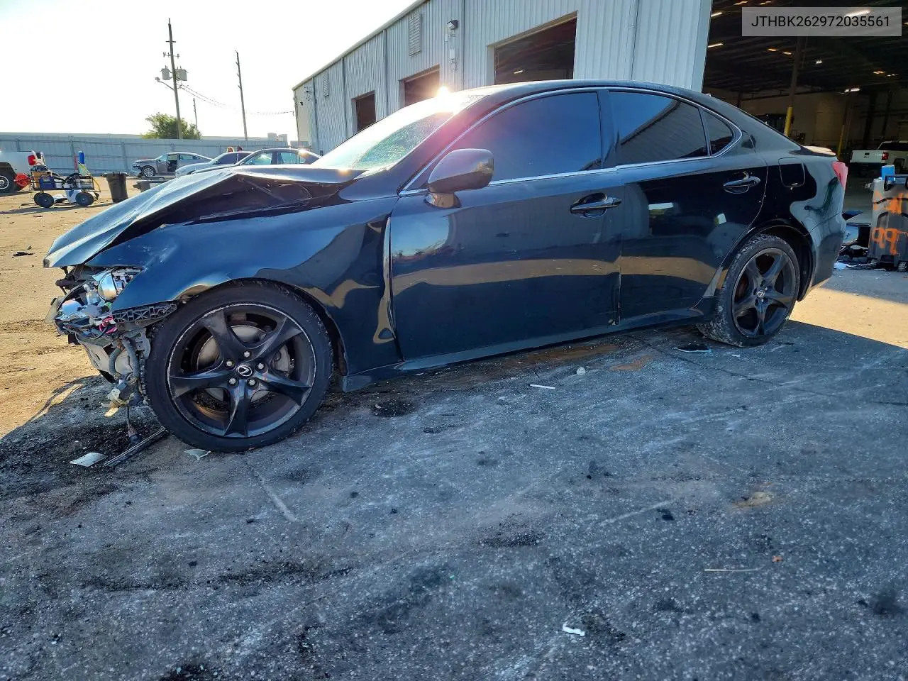 LEXUS IS 2007, VIN JTHBK262972035561