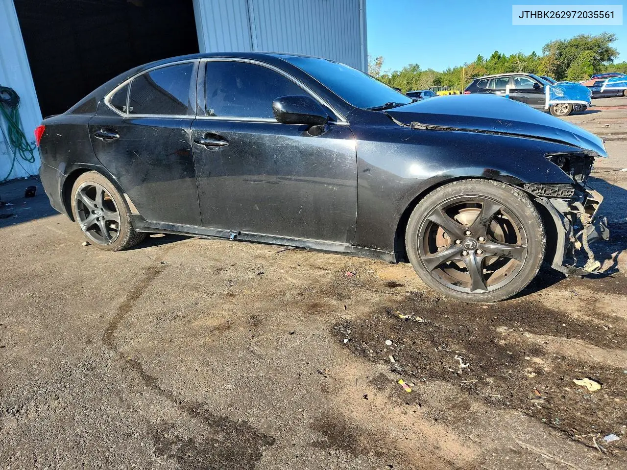 2007 LEXUS IS VIN JTHBK262972035561 — фото 4
