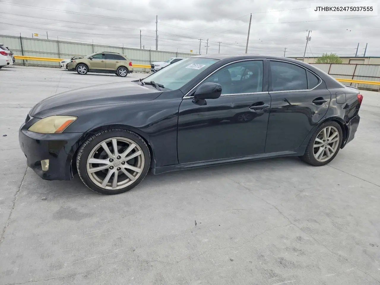LEXUS IS 2007, VIN JTHBK262475037555