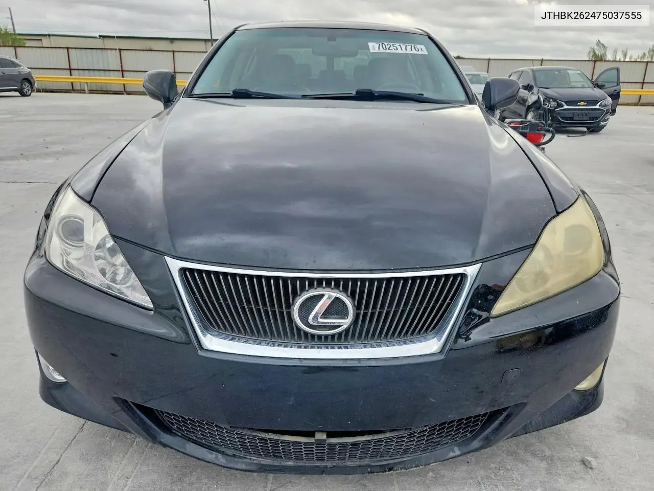 2007 LEXUS IS VIN JTHBK262475037555 — фото 5