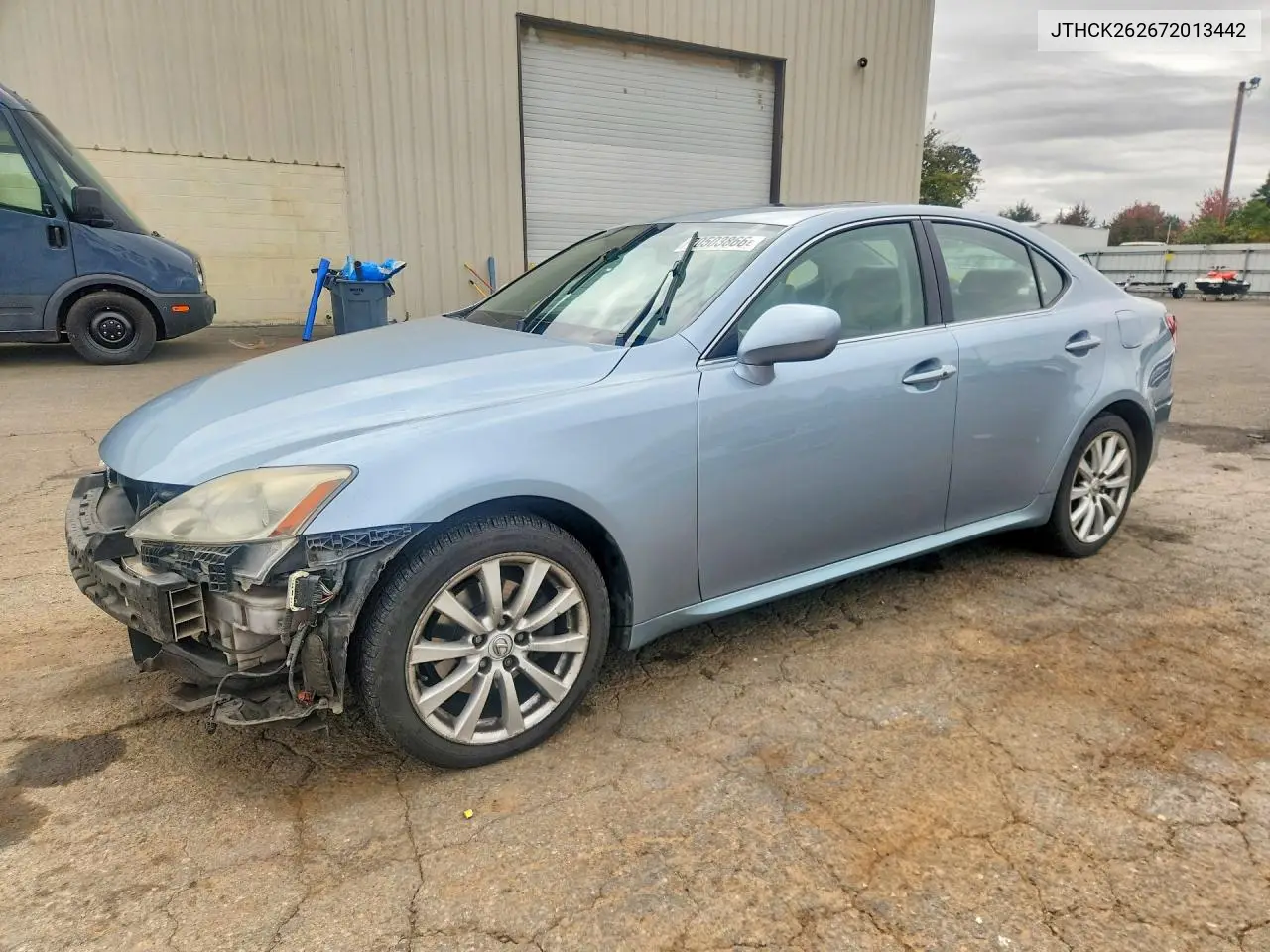 LEXUS IS 2007, VIN JTHCK262672013442