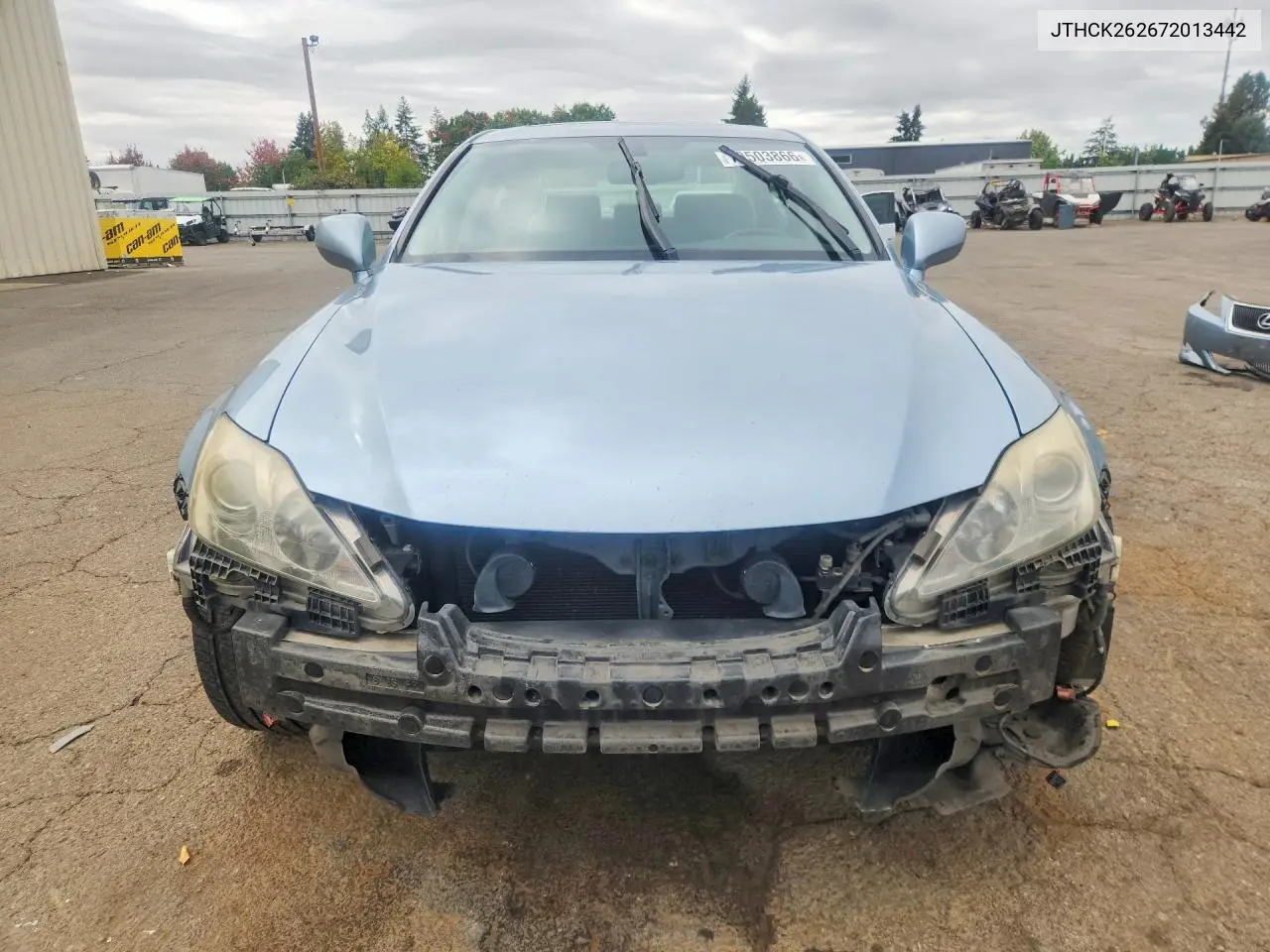 2007 LEXUS IS VIN JTHCK262672013442 — фото 5
