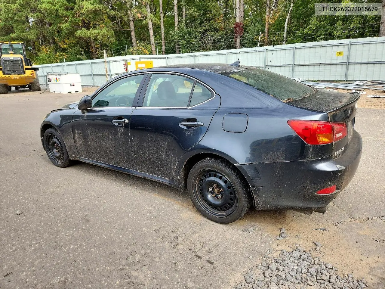 2007 LEXUS IS VIN JTHCK262372015679 — фото 2
