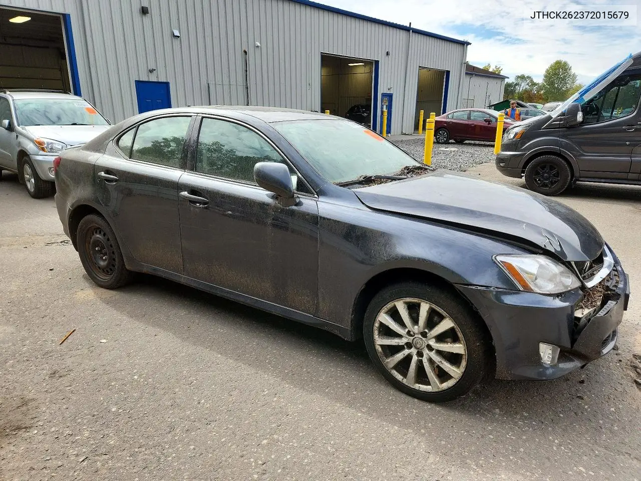 2007 LEXUS IS VIN JTHCK262372015679 — фото 4