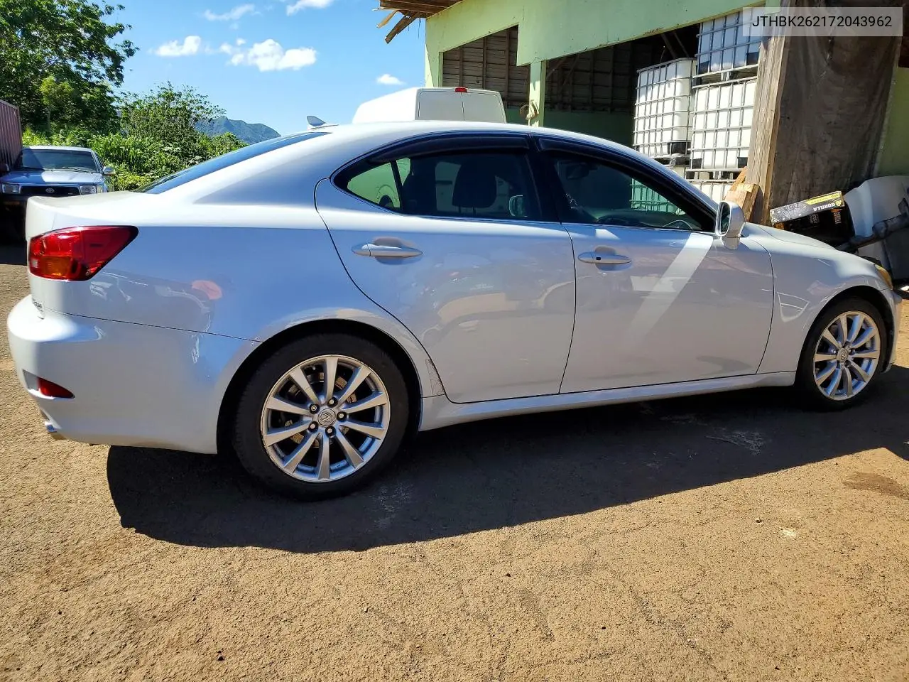 2007 LEXUS IS VIN JTHBK262172043962 — фото 3