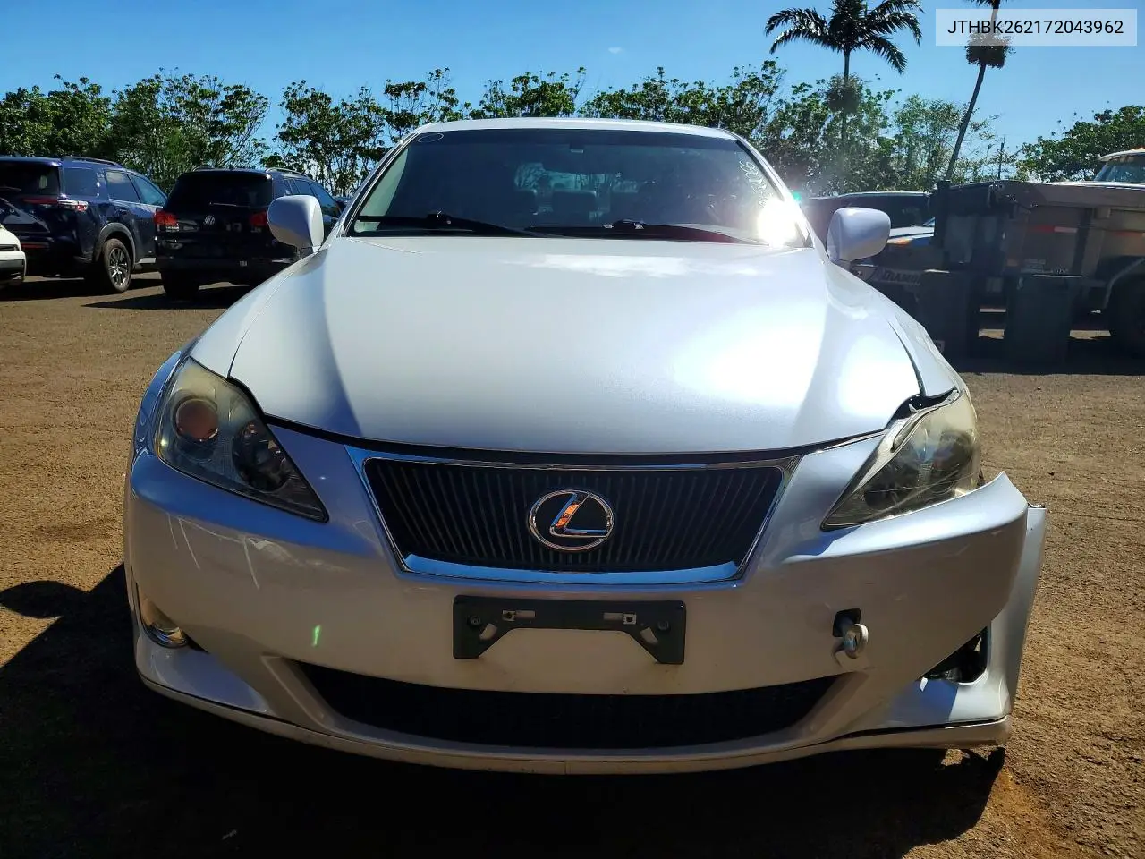 2007 LEXUS IS VIN JTHBK262172043962 — фото 5