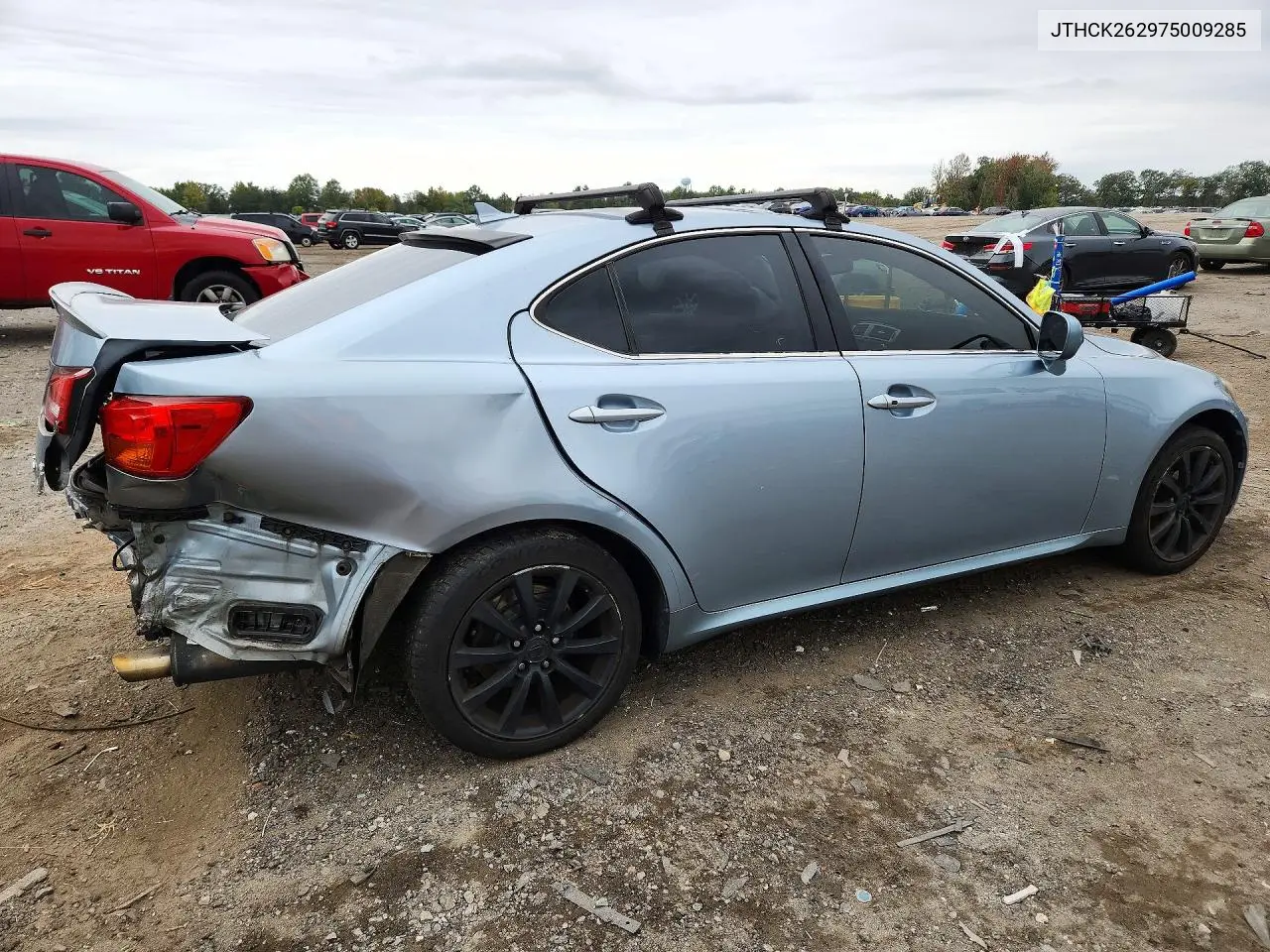 2007 LEXUS IS VIN JTHCK262975009285 — фото 3