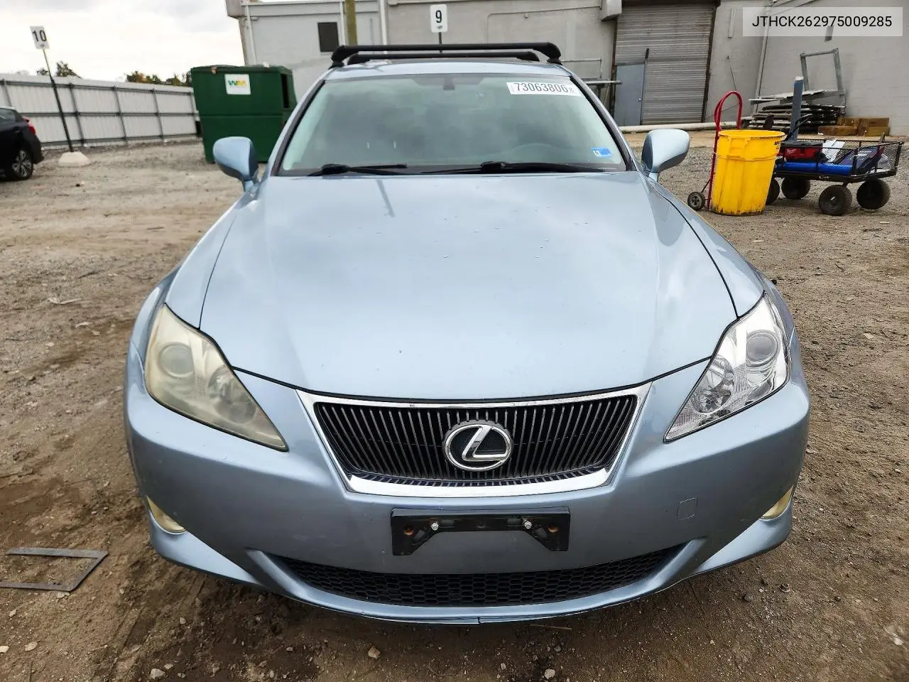 2007 LEXUS IS VIN JTHCK262975009285 — фото 5