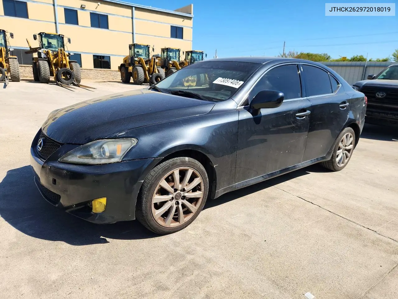 LEXUS IS 2007, VIN JTHCK262972018019