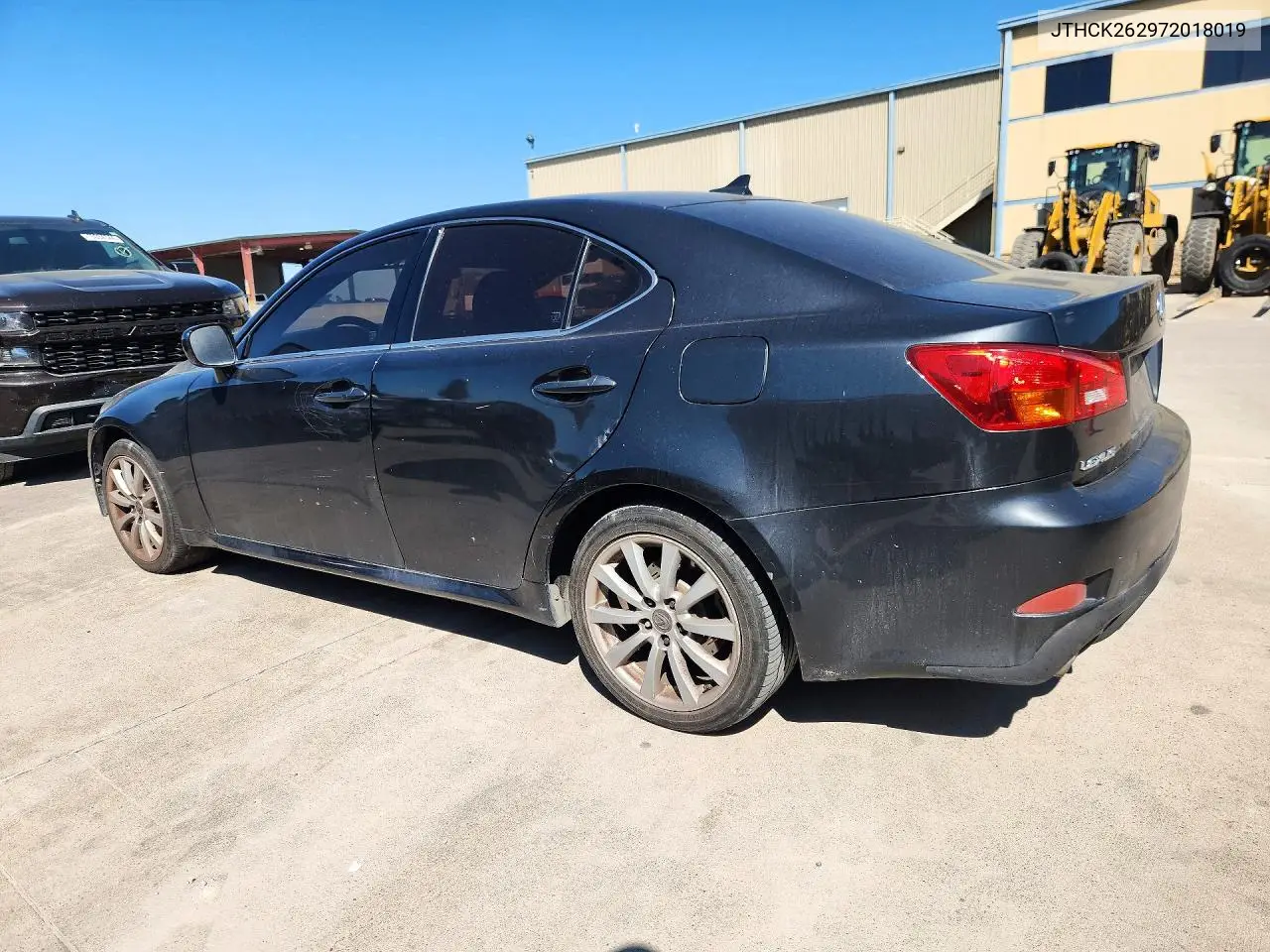 2007 LEXUS IS VIN JTHCK262972018019 — фото 2