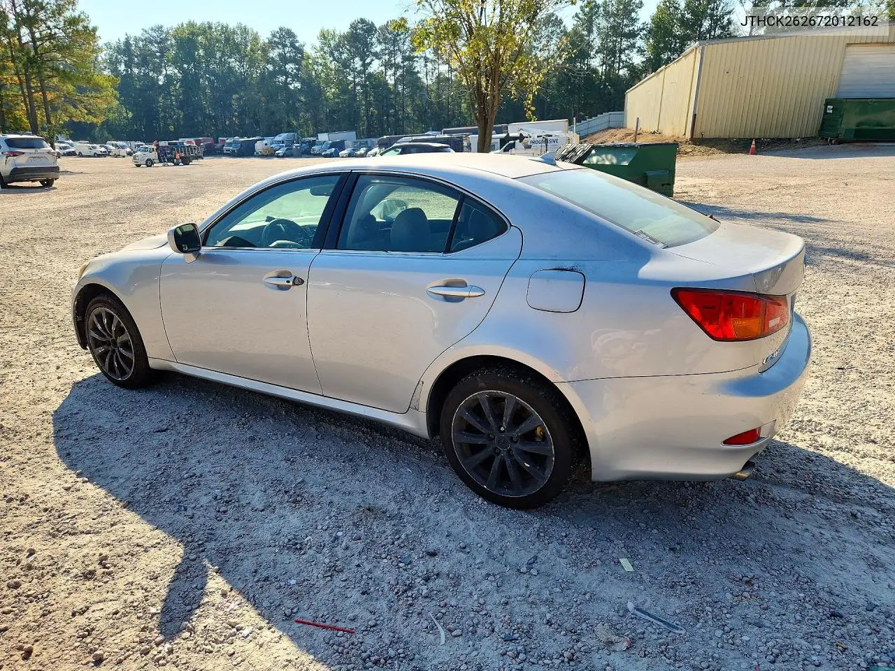 2007 LEXUS IS VIN JTHCK262672012162 — фото 2