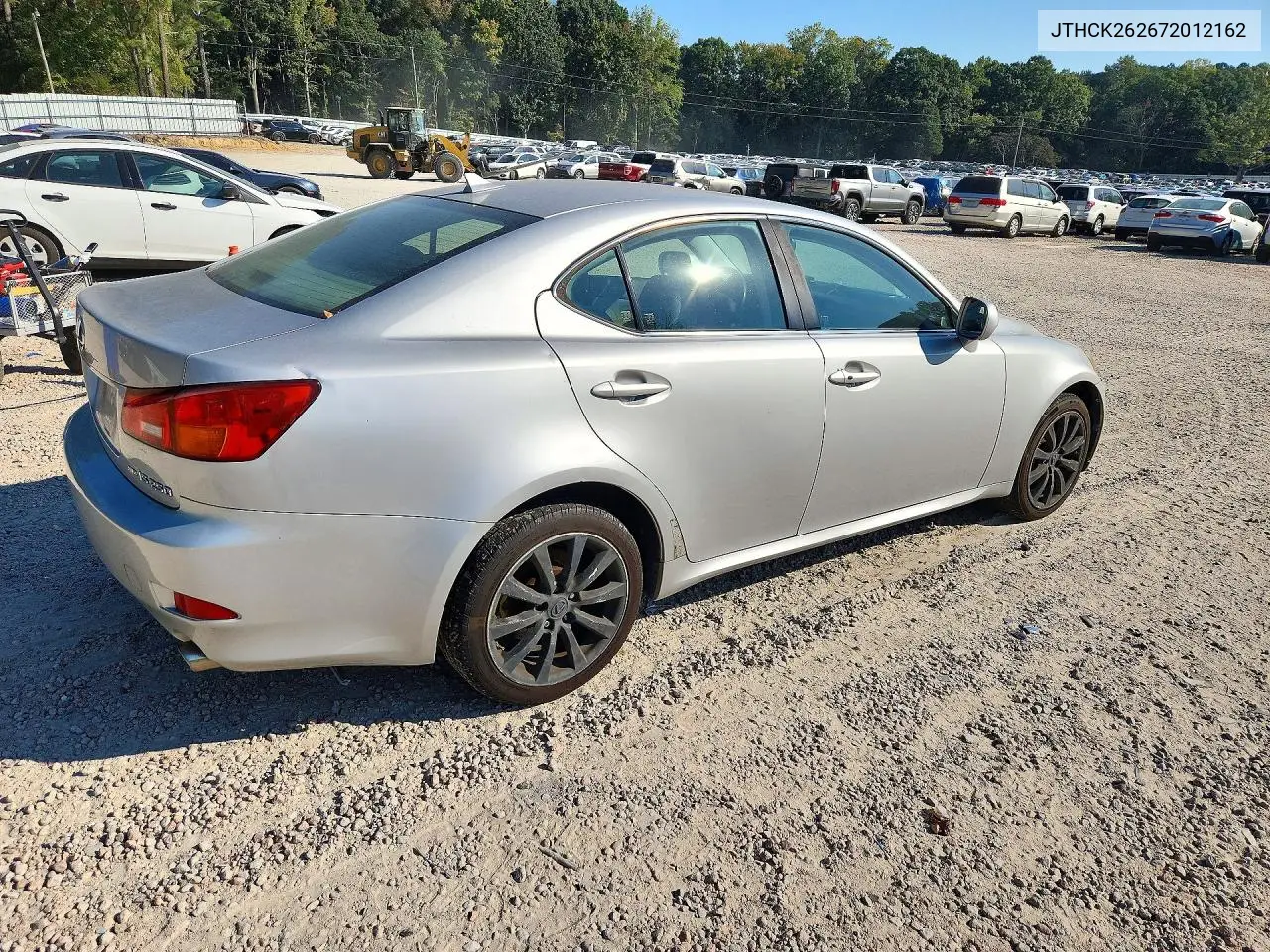 2007 LEXUS IS VIN JTHCK262672012162 — фото 3