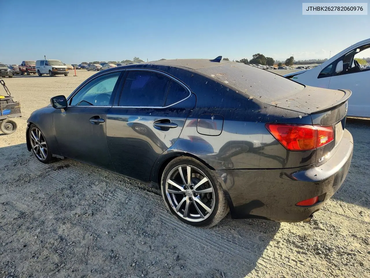 2008 LEXUS IS VIN JTHBK262782060976 — фото 2