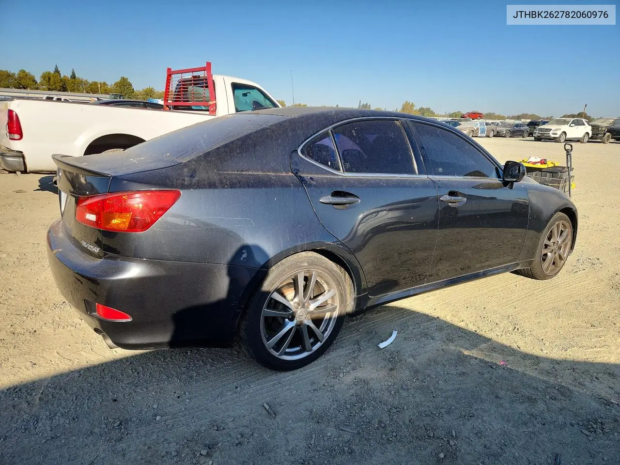 2008 LEXUS IS VIN JTHBK262782060976 — фото 3