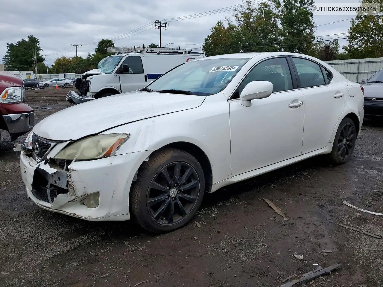 LEXUS IS 2008, VIN JTHCK262X85016845