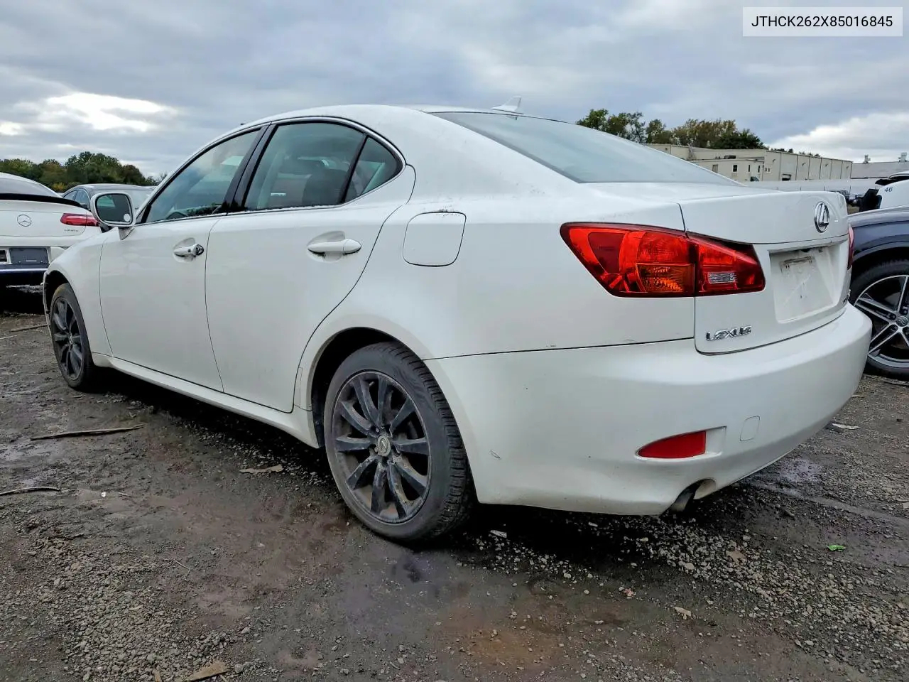 2008 LEXUS IS VIN JTHCK262X85016845 — фото 2