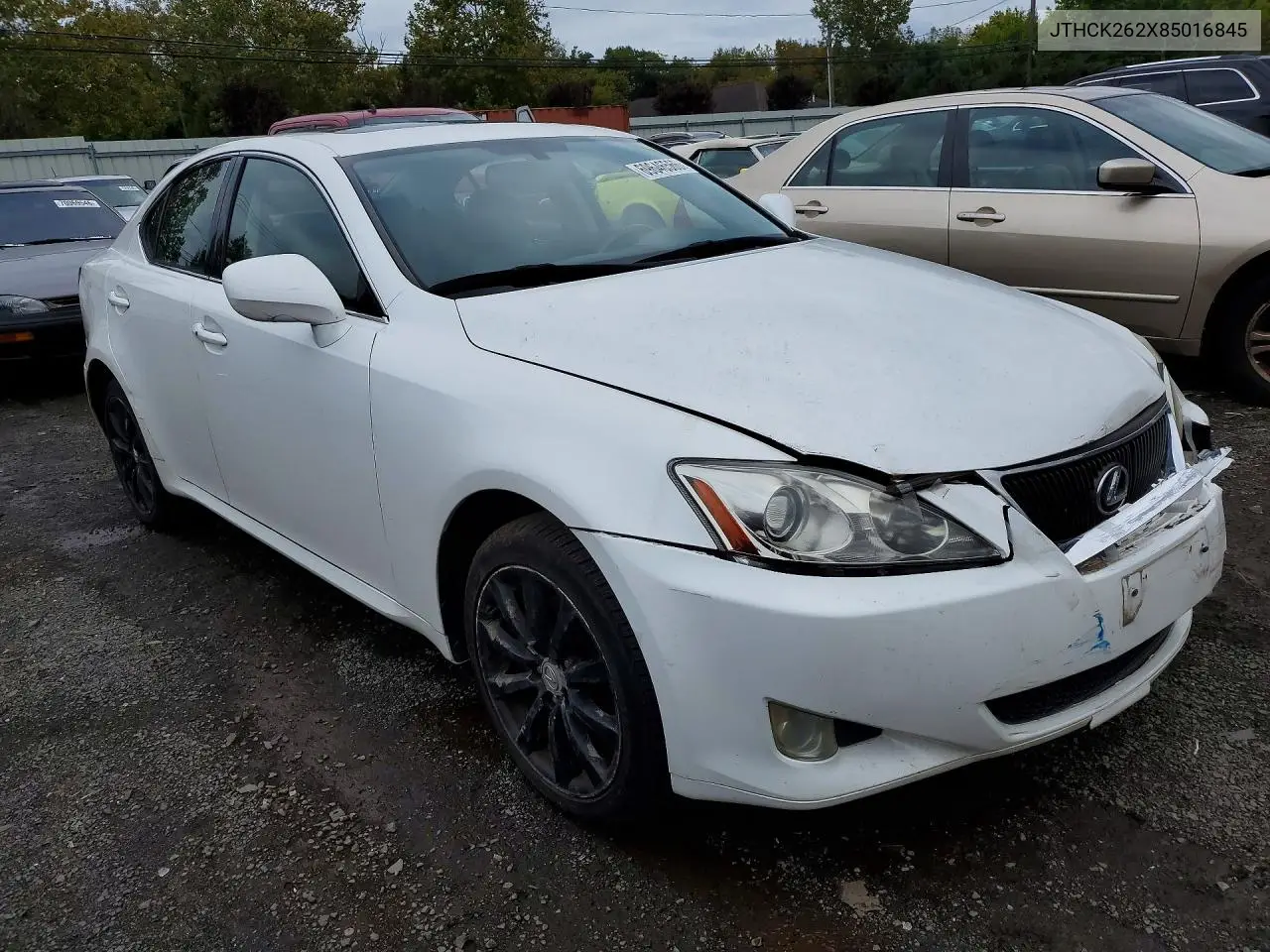 2008 LEXUS IS VIN JTHCK262X85016845 — фото 4