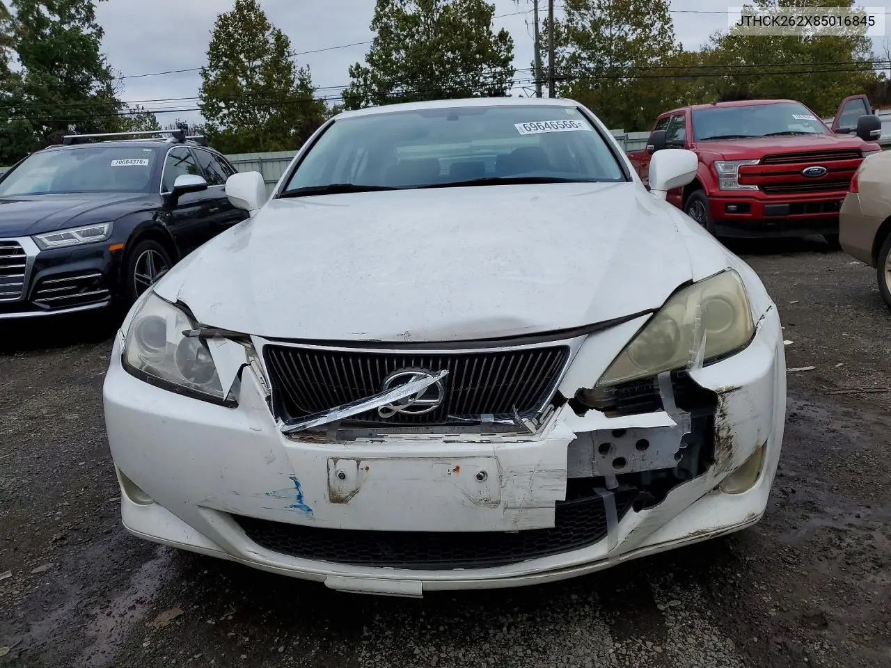 2008 LEXUS IS VIN JTHCK262X85016845 — фото 5