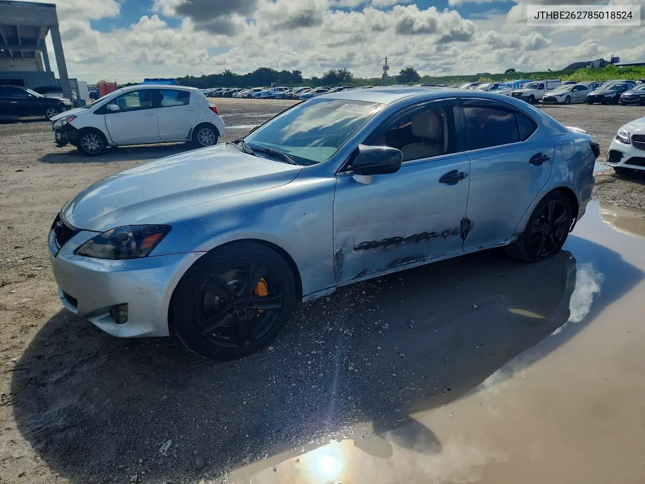 LEXUS IS 2008, VIN JTHBE262785018524