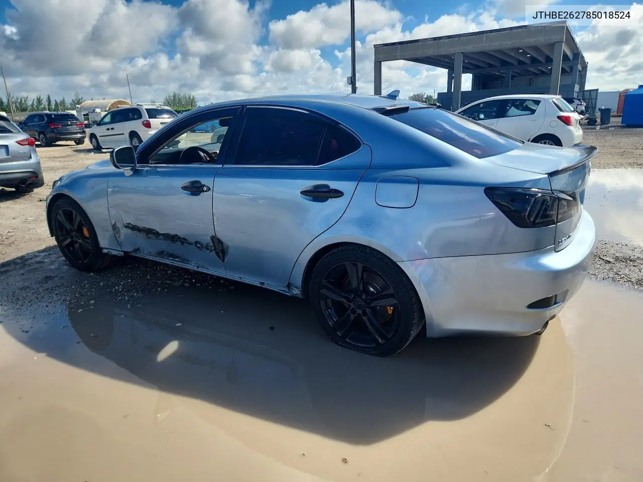 2008 LEXUS IS VIN JTHBE262785018524 — фото 2