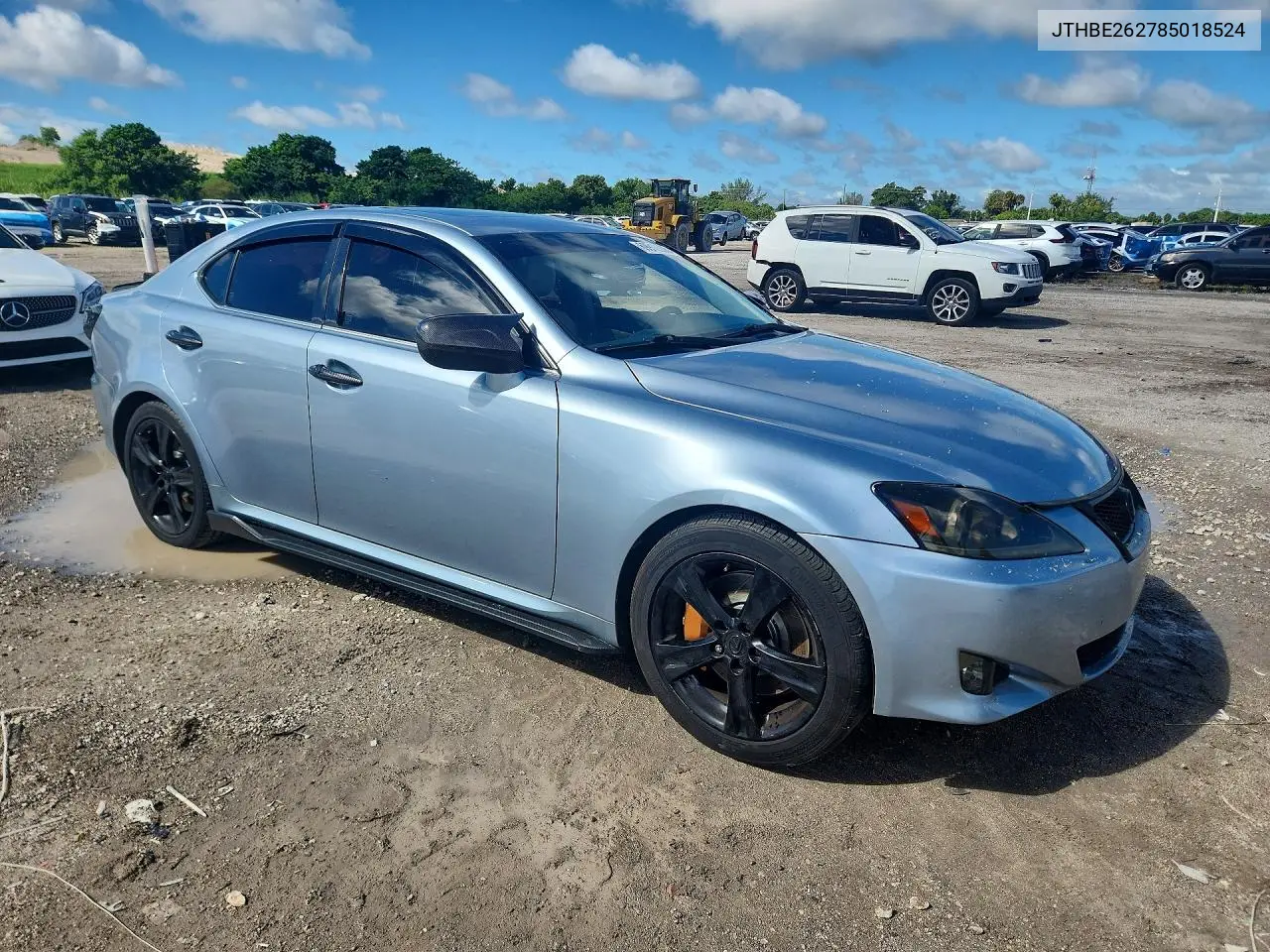 2008 LEXUS IS VIN JTHBE262785018524 — фото 4