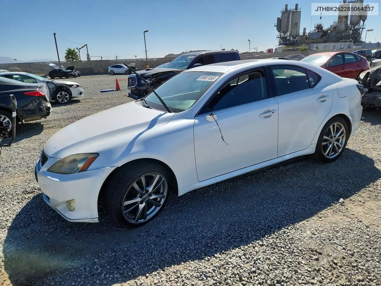 LEXUS IS 2008, VIN JTHBK262285064237