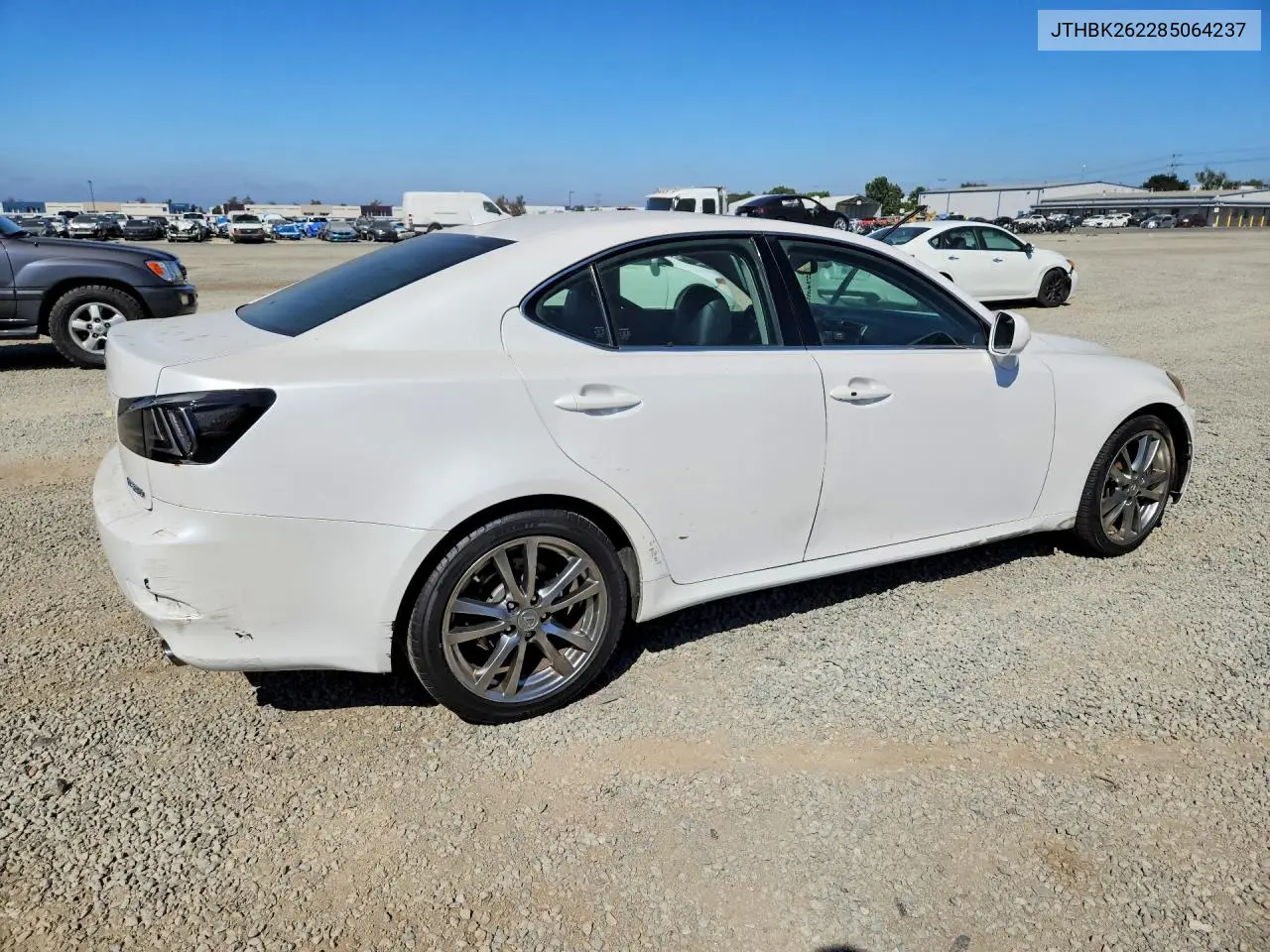 2008 LEXUS IS VIN JTHBK262285064237 — фото 3