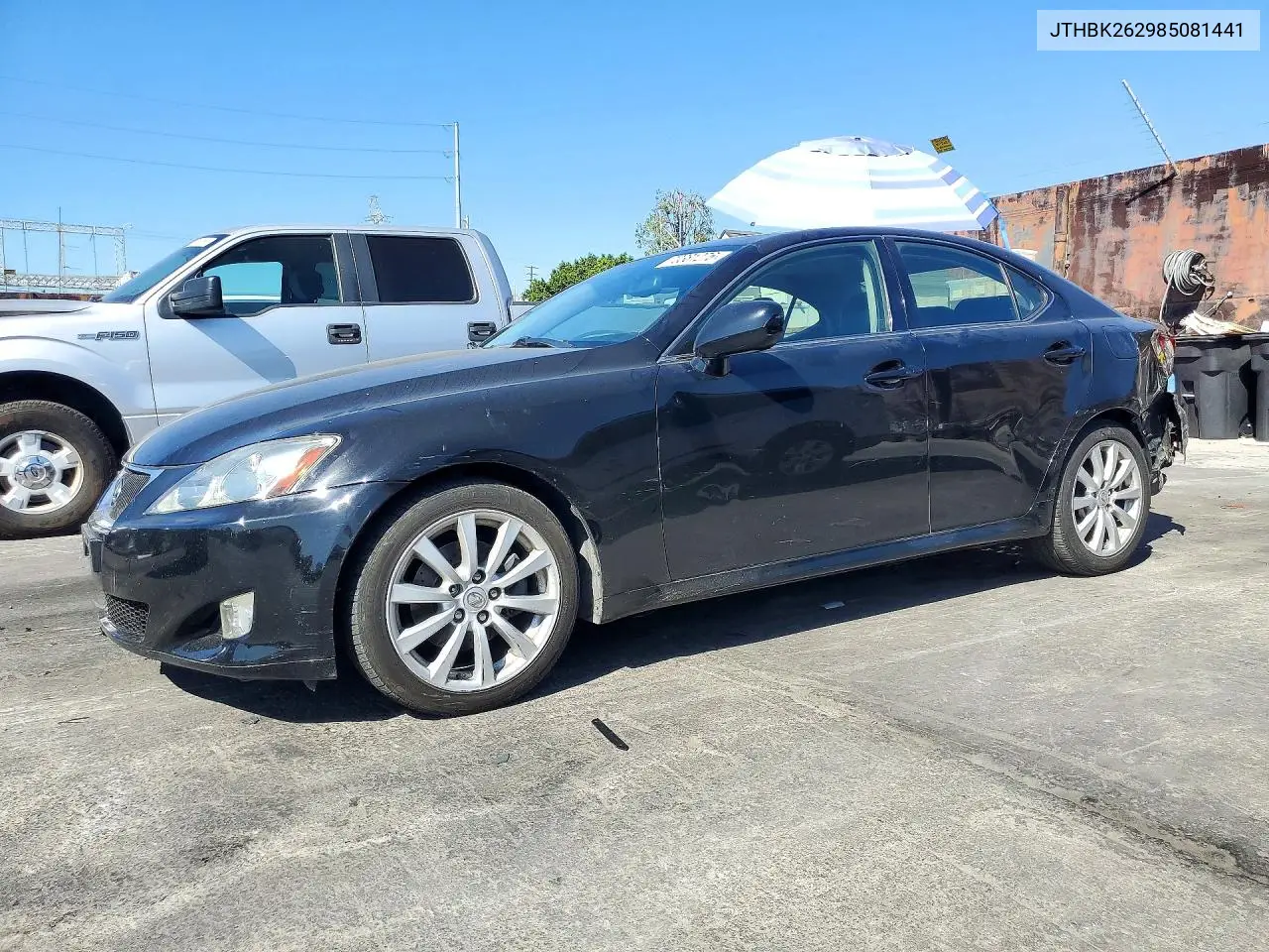 LEXUS IS 2008, VIN JTHBK262985081441