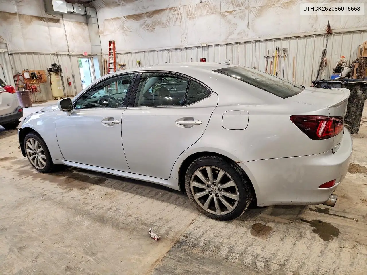 2008 LEXUS IS VIN JTHCK262085016658 — фото 2