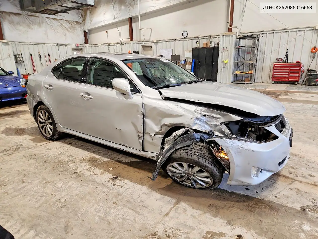 2008 LEXUS IS VIN JTHCK262085016658 — фото 4