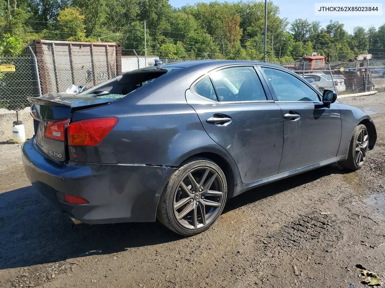 2008 LEXUS IS VIN JTHCK262X85023844 — фото 3